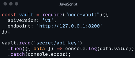 EJEMPLO DE USO DE VAULT