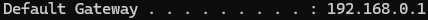 COMANDO IPCONFIG